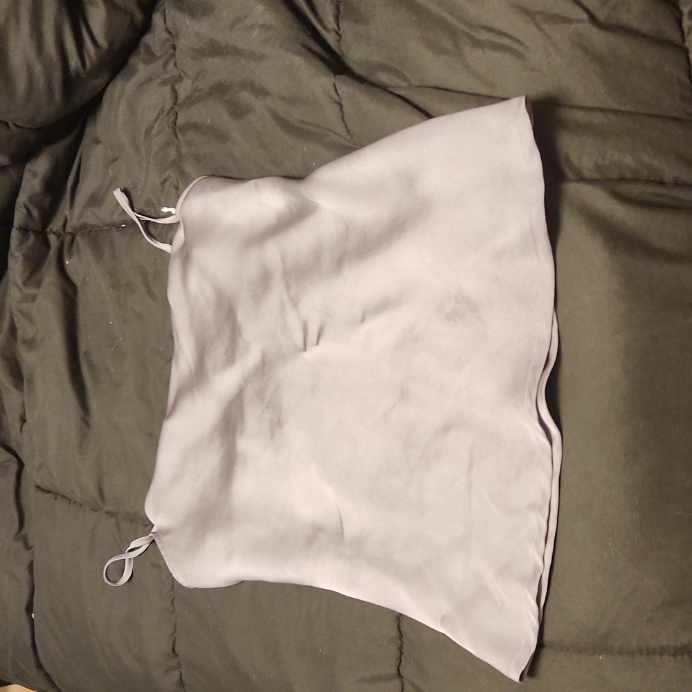 Silver tank top
